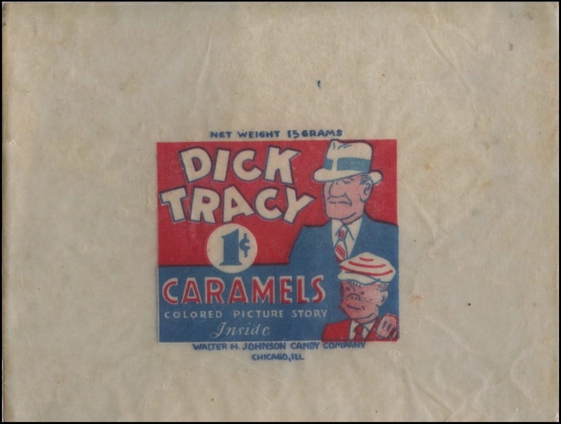 R41 Walter Johnson Candy Dick Tracy